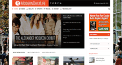 Desktop Screenshot of moderndailylife.com